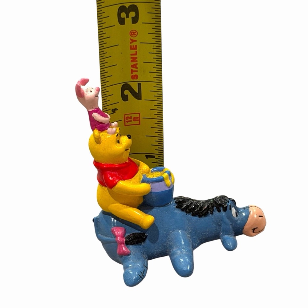VTG Disney DecoPac Winnie‎ the Pooh Eeyore Piglet Action Figure Cake Topper - Picture 6 of 6